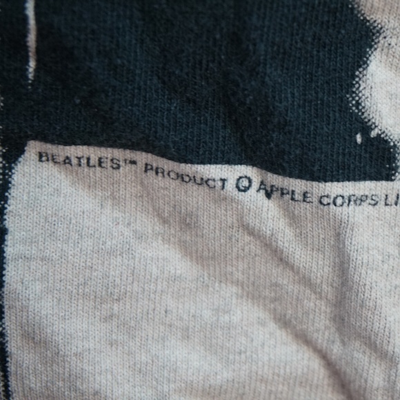 1990 Vintage Acid Wash Beatles Band Shirt XL *** - Picture 7 of 8